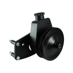 Borgeson Power Steering Pump Saginaw Bracket / V-Belt Pulley Steel Bla