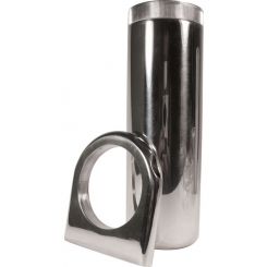 Borgeson Power Steering Reservoir 7 in Tall x 2-1/2 in OD 3/8 in NPT M