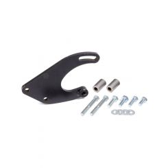 Borgeson Power Steering Pump Bracket Driver Side Block Mount Steel Bla