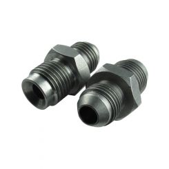 Borgeson Fitting Adapter Straight 6 AN Male to 16 mm x 1.50 Inverted F