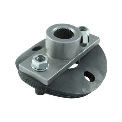 Borgeson Steering Rag Joint Half 3/4 in 30 Spline Steel Natural Borges