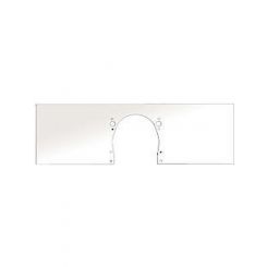 Chassis Engineering Motor Plate Front 36 x 12 x 1/4 in Thick Aluminum