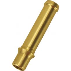 Derale Fitting Adapter Straight 3/8 in Hose Barb to 3/8 in Hose Barb Al