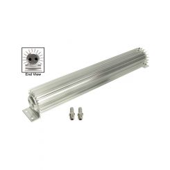 Derale Fluid Cooler 20-1/4 x 2-3/16 x 3-1/4 in Heat Sink 3/8 in NPT Fem