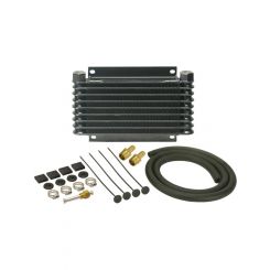 Derale Fluid Cooler 10-1/8 x 4-3/8 x 1-1/4 in Plate and Fin Type 1/2 in