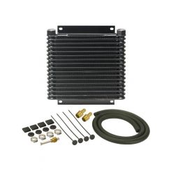 Derale Fluid Cooler 10-1/8 x 11-7/8 x 1-1/4 in Plate and Fin Type 1/2 i