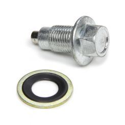 Derale Drain Plug Transmission 1/2-20 in Thread Rubber / Steel Washer M