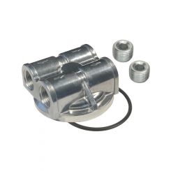 Derale Oil Filter Adapter Bypass Block Mount 20 x 1.5 mm Center Thread
