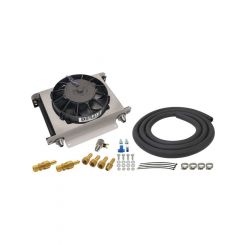 Derale Fluid Cooler and Fan 13 x 10 x 5-5/8 in Plate Type 10 AN Female