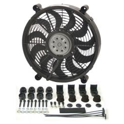Derale Electric Cooling Fan HO RAD 14 in Fan Push / Pull 2100 CFM Curve