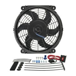 Derale Electric Cooling Fan Tornado 10 in Fan Push / Pull 650 CFM Curve