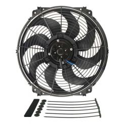Derale Electric Cooling Fan Tornado 16 in Fan Push / Pull 2175 CFM Curv