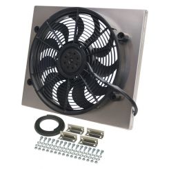 Derale Electric Cooling Fan HO RAD 17 in Fan Puller 2400 CFM Curved Bla