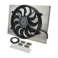 Derale Electric Cooling Fan HO RAD 17 in Fan Puller 2400 CFM Curved Bla