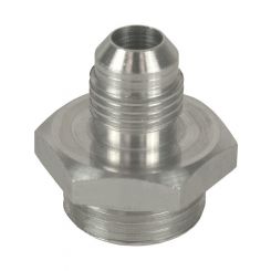 Derale Fitting Adapter Straight 6 AN Male to 10 AN Male O-Ring Aluminum