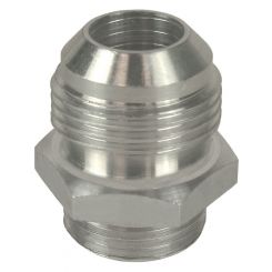 Derale Fitting Adapter Straight 10 AN Male to 10 AN Male O-Ring Aluminu
