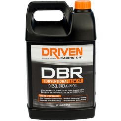 Driven Racing Oil Motor Oil DBR Break-In High Zinc 15W40 Conventional 1 (5308)