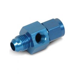 Earls Fitting Gauge Adapter Straight 6 AN Male to 6 AN Female 1/8 i