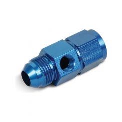 Earls Fitting Gauge Adapter Straight 8 AN Male to 8 AN Female 1/8 i