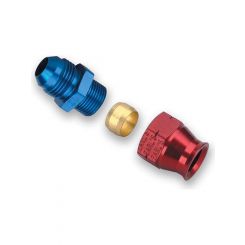 Earls Fitting Tube End Straight 6 AN Male to 5/16 in Tubing Aluminu