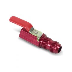 Earls Shut Off Valve Manual 1/2 in NPT Female to 10 AN Bulkhead 2-3