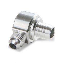 Earls Check Valve 13/16 in Hose Barb Inlet 6 AN Male Outlet Aluminu