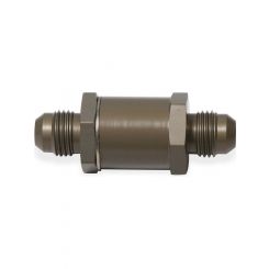 Earls Check Valve 10 AN Male Inlet 10 AN Male Outlet Aluminum Pewte