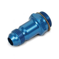Earls Carburetor Inlet Fitting Straight 8 AN Male to 7/8-20 in Male