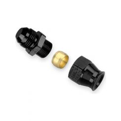 Earls Fitting Tube End Straight 8 AN Male to 3/8 in Tubing Alumin