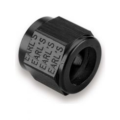 Earls Fitting Tube Nut Ano-Tuff 8 AN 1/2 in Tube Aluminum Black A