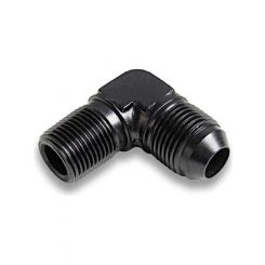 Earls Fitting Adapter 90 Degree 10 AN Male to 1/2 in NPT Male Alu