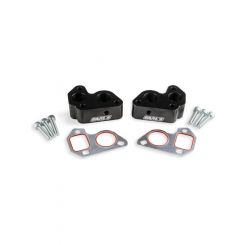 Earls Water Pump Adapter Standard to Remote 12 AN Female Ports Alum