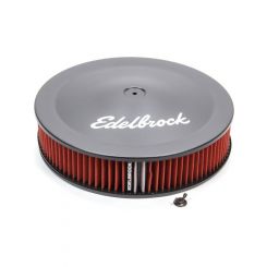 Edelbrock Air Cleaner Assembly Pro-Flo 14 in Round 3 in Tall 5-1/8 in Ca