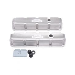 Edelbrock Valve Cover Classic Tall Breather Hole Edelbrock Logo Aluminu