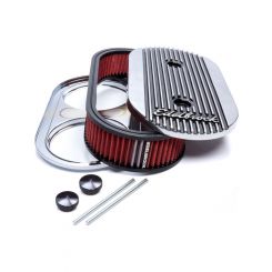 Edelbrock Air Cleaner Assembly Elite II 13-1/2 x 7 in Oval 3-1/2 in Tall