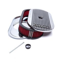 Edelbrock Air Cleaner Assembly Elite II 13-1/2 x 7 in Oval 3-1/2 in Tall