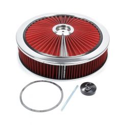 Edelbrock Air Cleaner Assembly Pro-Flo 14 in Round 3 in Tall 5-1/8 in C