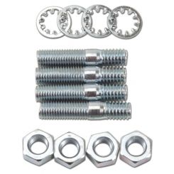 Edelbrock Carburetor Stud 5/16-18 in Threads 1.375 in Long Hex Head Nuts