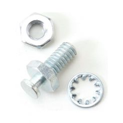 Edelbrock Throttle Lever Stud Transmission Kickdown 1/4 in Steel Zinc Ox