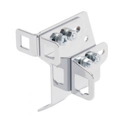 Edelbrock Kickdown Bracket - Steel - Chrome - Small Block Chevy - Each