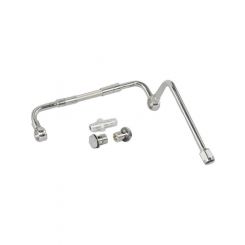 Edelbrock Carburetor Fuel Line 6 AN Male Inlet 5/8-20 in Dual Outlets St
