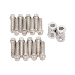Edelbrock Intake Manifold Bolt Kit 12 Point Head Steel Cadmium Big Block