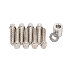Edelbrock Intake Manifold Bolt Kit 12 Point Head Steel Cadmium Mopar B /
