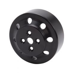 Edelbrock Water Pump Pulley Serpentine Smooth 5.840 in Diameter Aluminum