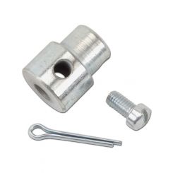 Edelbrock Throttle Lever Stud Shouldered Steel Zinc Oxide GM