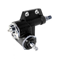 Flaming River Steering Box Manual 16 to 1 Ratio Iron Black Paint Mopar