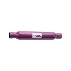 Flowtech Muffler Purple Hornie Glasspack 2-1/4 in Inlet 2-1/4 in Out