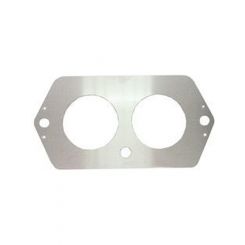 Hepfner Racing Products Gauge Panel Face Plate 2 Gauge Capacity Alumi