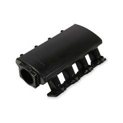 Holley Intake Manifold Fabricated 92mm Throttle Body Low Profile Blac