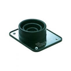 Hurst Shifter Boot B1 4-3/8 in x 5-3/8 in Base Round Boot Rubber / St
